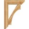 Ekena Millwork Westlake Slat Rough Sawn Bracket w/ Offset Brace, Western Red Cedar, 8"W x 30"D x 42"H BKT0806X30X42WTL06RWR - alternate 2